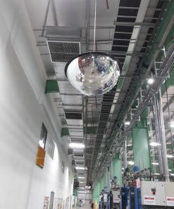 Gương cầu lồi treo trần 1/2 quả cầu 100cm