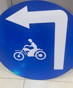 BIỂN CHI DẪN XE MÔ TÔ RẼ TRÁI