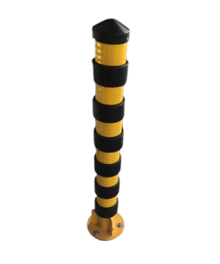 Trụ chống va bọc cao su H1000 x Phi 120mm phản quang