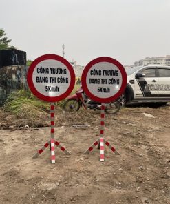 BIỂN BÁO CÔNG TRÌNH ĐANG THI CÔNG 5KM/H