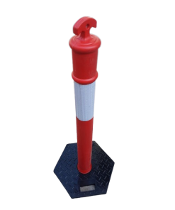 Trụ giao thông đế cao su cao 1200mm x đế 420mm