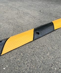 Gờ cao su bảo vệ cáp điện 1 rãnh L100 x W15 x H3cm
