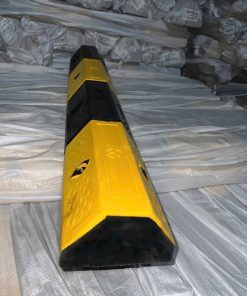 Chặn bánh xe nâng L100 x W16 x H10cm gắn cố định cao su chèn xe nâng, xe tải