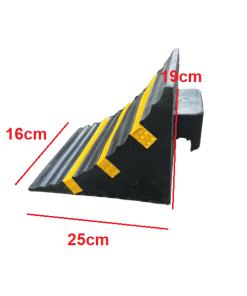 Cục chèn bánh xe tải KBN-T19 cao su L250 x W160 x H190mm