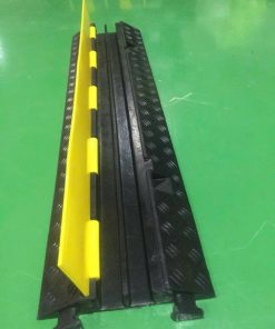 Gờ cao su luồn cáp điện 2 rãnh L1000 x W25 x H5cm