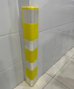 Ốp cột muốt xốp Eva H800 x W100 x 8mm vàng trắng phản quang vuông