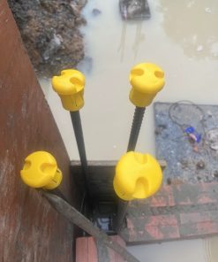Năp nhựa an toàn chụp đầu thép 17 - 21mm