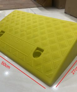Cầu dắt xe máy nhựa KBN kê bậc cao 8cm màu vàng