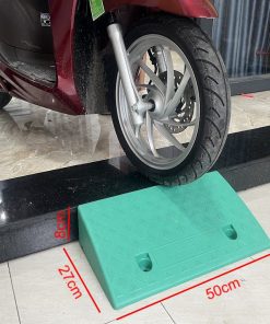 Alternative view of Cầu dắt xe máy nhựa KBN kê bậc cao 8cm màu đen