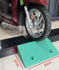 Cầu dắt xe máy nhựa KBN kê bậc cao 9cm màu xanh
