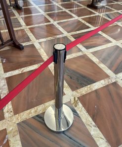 Cột chắn inox dây kéo 3m