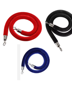 Dây Nhung 1.5m đỏ / đen / xanh - Phụ Kiện Cột Chắn Inox