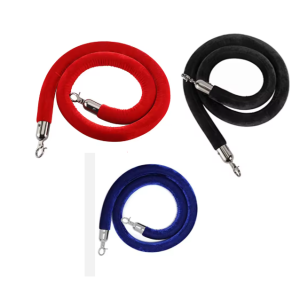 Dây Nhung 1.5m đỏ / đen / xanh - Phụ Kiện Cột Chắn Inox