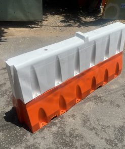 Dải phân cách barie nhựa 1500 x 400 x 740mm cam trắng