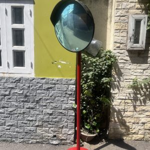 Gương giao thông nhựa đen 45cm ngoài trời loại chuẩn
