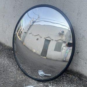 Gương cầu lồi nhựa đen 80cm không mái che giá rẻ