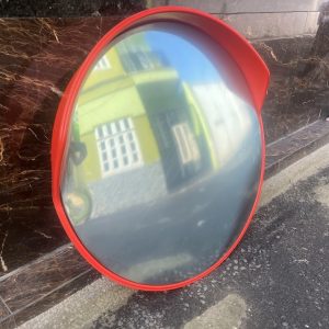 Gương giao thông nhựa cam 120cm ngoài trời loại chuẩn