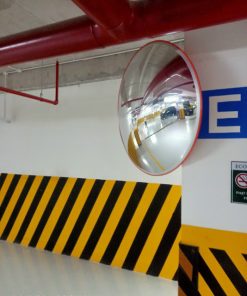 Gương cầu lồi nhựa trong nhà 60cm viền nhôm cao cấp