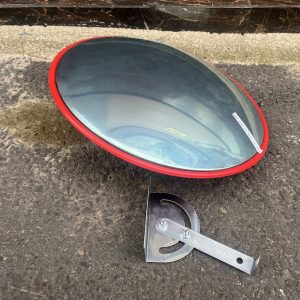 Gương giao thông nhựa cam 30cm trong nhà loại chuẩn